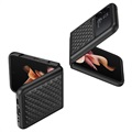 Dux Ducis Venice Samsung Galaxy Z Flip4 5G Leather Coated Case - Black