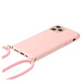 Saii Eco Line iPhone 11 Pro Biodegradable Case with Strap - Pink