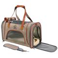 Elegant Dog Carrier Bag - 46x26x28cm - Brown