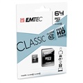 Emtec Classic Class 10 MicroSD Card - ECMSDM64GXC10CG - 64GB