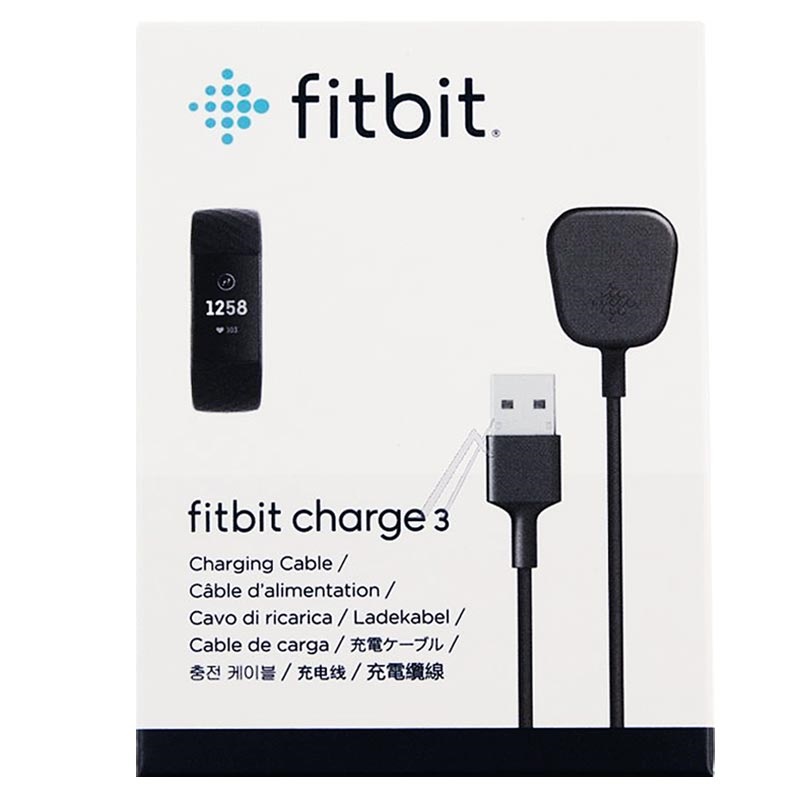 Fitbit Charge 3 Charging Cable FB168RCC - Black
