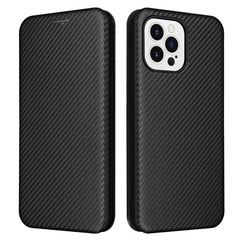 iPhone 14 Pro Max Flip Case - Carbon Fiber