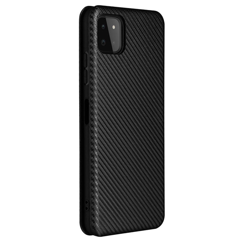 Samsung Galaxy A22 5G Flip Case - Carbon Fiber