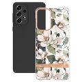 Flower Series Samsung Galaxy A33 5G TPU Case - Green Gardenia