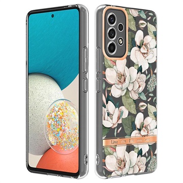 Flower Series Samsung Galaxy A53 5G TPU Case - Green Gardenia