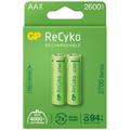 GP ReCyko 2700 Rechargeable AA Batteries 2600mAh