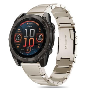 Garmin Fenix 5X/5X Plus/6X/6X Pro/7X/8 Tech-Protect SteelBand Stainless Steel Strap - 51mm - Titanium