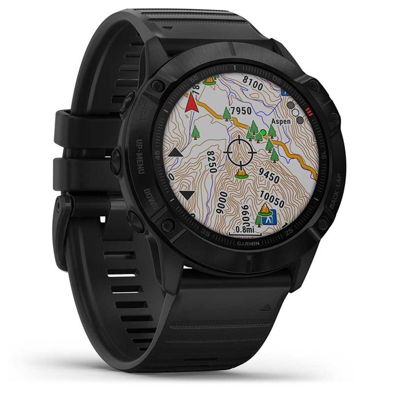 Bakken Sleutel wanhoop Garmin Fenix 6X Pro GPS Smartwatch - 51mm - Black / Black
