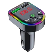 Gembird BTT-05 3-in-1 Bluetooth Car Kit / FM Transmitter with USB Charging Port - Black