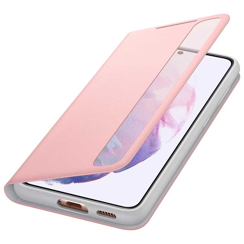 Samsung Galaxy S21 5g Clear View Cover Ef Zg991cpegee Open Box Excellent Pink