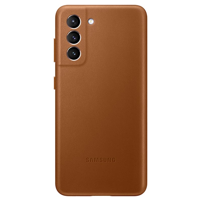 Samsung Galaxy S21 5g Leather Cover Ef Vg996laegww Brown