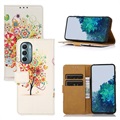 Glam Series Motorola Moto G Stylus 5G (2022) Wallet Case - Flowering Tree / Colorful