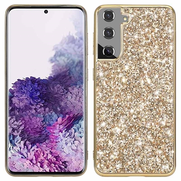 Samsung Galaxy S21 FE 5G Glitter Series Hybrid Case - Gold