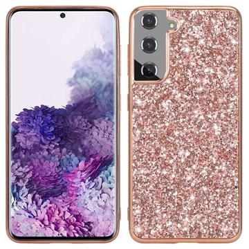 Glitter Series Samsung Galaxy S23 5G Hybrid Case - Rose Gold