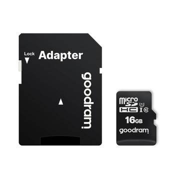 GoodRam MicroSDHC Memory Card M1AA-0160R12 - Class 10 - 16GB