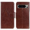 Google Pixel 8 Pro Elegant Series Wallet Case - Brown