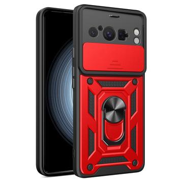 Google Pixel 8 Pro Rotary Ring Hybrid Case with Camera Shield