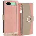 Google Pixel 8a Makeup Mirror Wallet Case w. Shoulder Strap