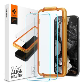 Google Pixel 8a Spigen ALM Glas.tR Screen Protector - 9H - 2 Pcs.