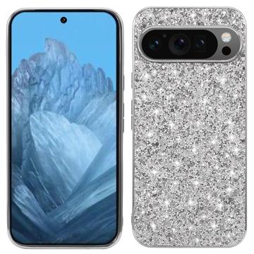 Google Pixel 9/9 Pro Glitter Series Hybrid Case - Silver