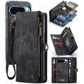 Google Pixel 9 Pro XL Caseme 008 2-in-1 Multifunctional Wallet Case - Black