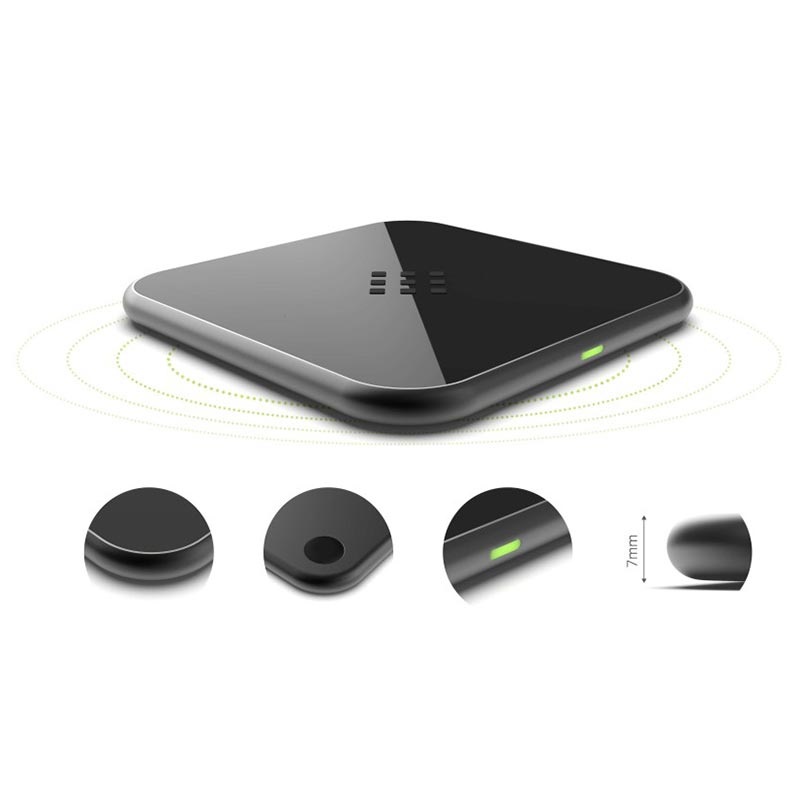 Green Cell Fast Qi Wireless Charging Pad 10w Black