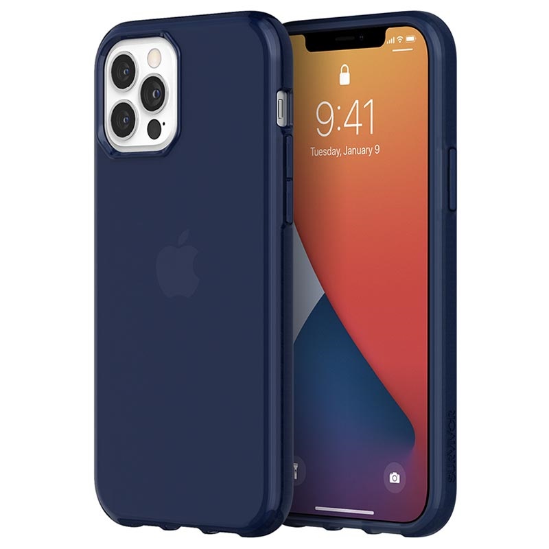 Griffin Survivor Clear Iphone 12 12 Pro Case Navy Blue