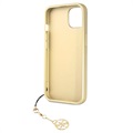 Guess 4G Charms Collection iPhone 13 Hybrid Case - Brown