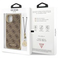 Guess 4G Charms Collection iPhone 13 Hybrid Case - Brown