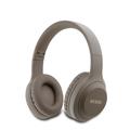 Guess Classic Metal Logo Wireless Headphones - Brown