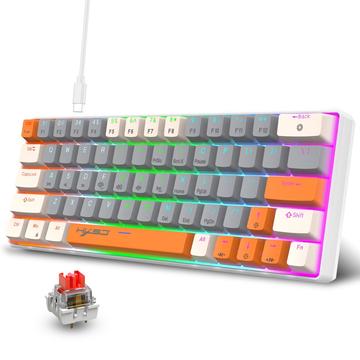 HXSJ V500 Wired Mechanical Gaming Keyboard w. Backlight Effect - Red Switch