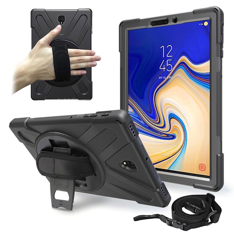 Stor mængde fætter problem Samsung Galaxy Tab S4 Heavy Duty 360 Case with Hand Strap