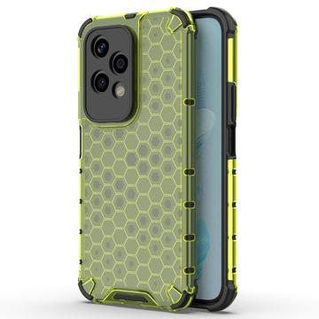 Honor 200 Lite Honeycomb Armored Hybrid Case - Green