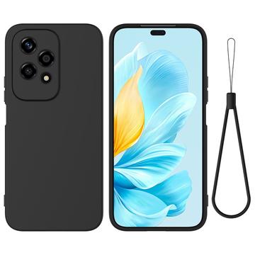 Honor 200 Lite Liquid Silicone Case - Black