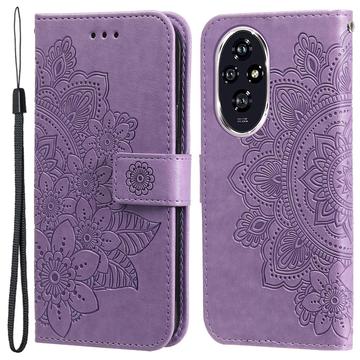 Honor 200 Mandala Series Wallet Case - Purple