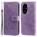 Honor 200 Pro Mandala Series Wallet Case - Purple