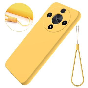 Honor Magic6 Lite Liquid Silicone Case - Yellow