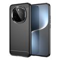 Honor Magic7 Brushed TPU Case - Carbon Fiber - Black