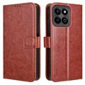 Honor Play 60 Plus/200 Smart Wallet Case with Magnetic Closure - Brown