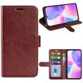 Honor X40i Wallet Case with Magnetic Closure - Brown