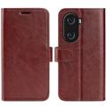 Honor X40i Wallet Case with Magnetic Closure - Brown