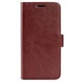 Honor X40i Wallet Case with Magnetic Closure - Brown