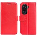 Honor X40i Wallet Case with Magnetic Closure - Red