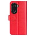 Honor X40i Wallet Case with Magnetic Closure - Red