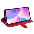 Honor X40i Wallet Case with Magnetic Closure - Red