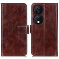 Honor X7b/90 Smart Wallet Case with Magnetic Closure - Brown