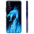 Huawei Nova 5T TPU Case - Blue Fire Dragon