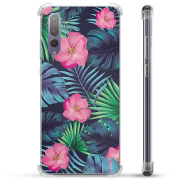 Huawei P20 Pro Hybrid Case - Tropical Flower