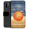 Huawei P30 Pro Premium Wallet Case - Basketball