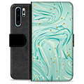 Huawei P30 Pro Premium Wallet Case - Green Mint